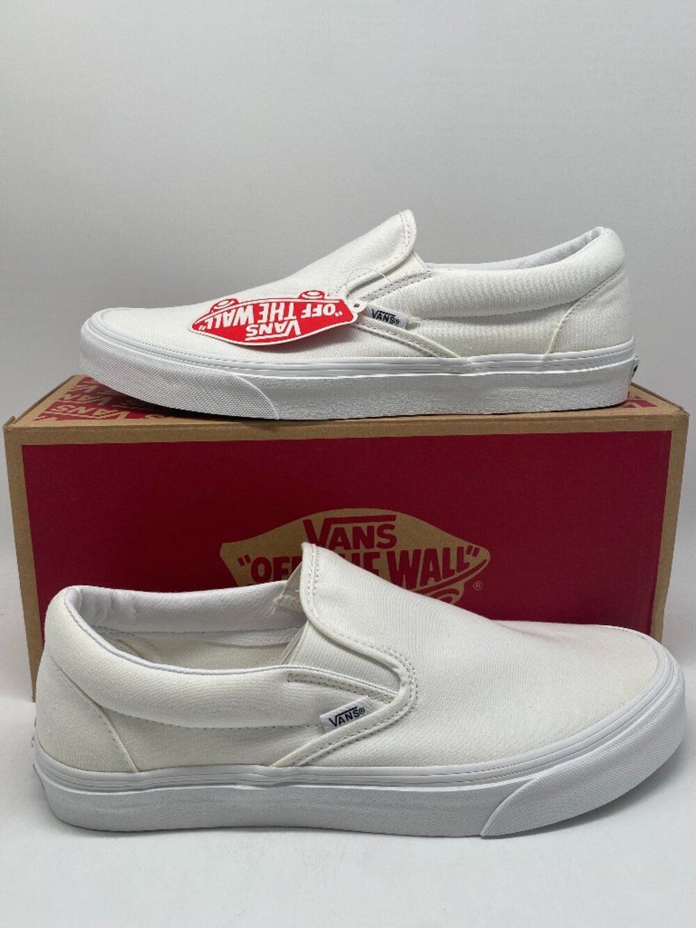 VANS CLASSIC SLIP-ON WHITE US MEN VARIOUS SIZE